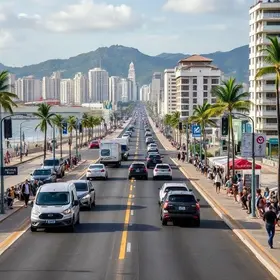 interdições de trânsito em Copacabana
