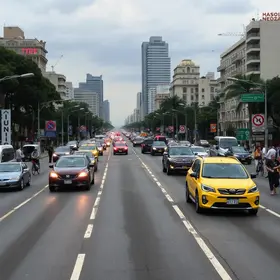 trânsito em São Paulo