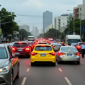 trânsito em São Paulo