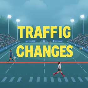 alterações no trânsito