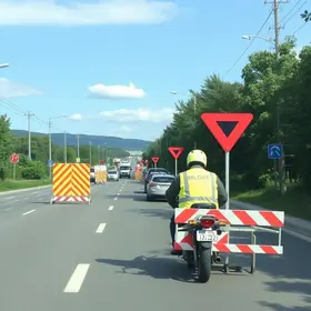 bloqueio no km 6 dos contornos