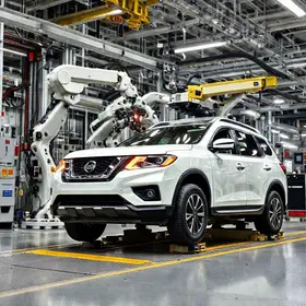 Nissan moderniza fábrica com robôs