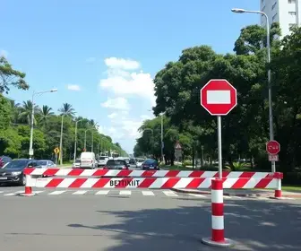 interdição de trânsito